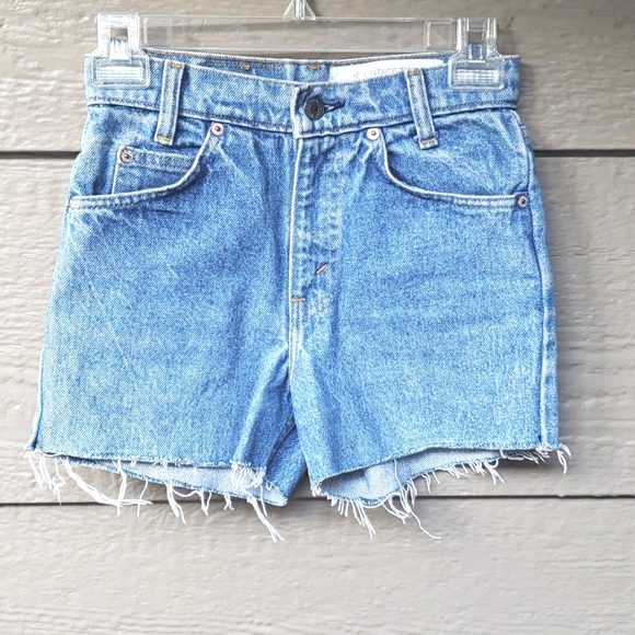 Levi's Pants - Levi's 70’s True Vintage 716 Orange Tab Cutoff Shorts High Rise 70’s Stonewash